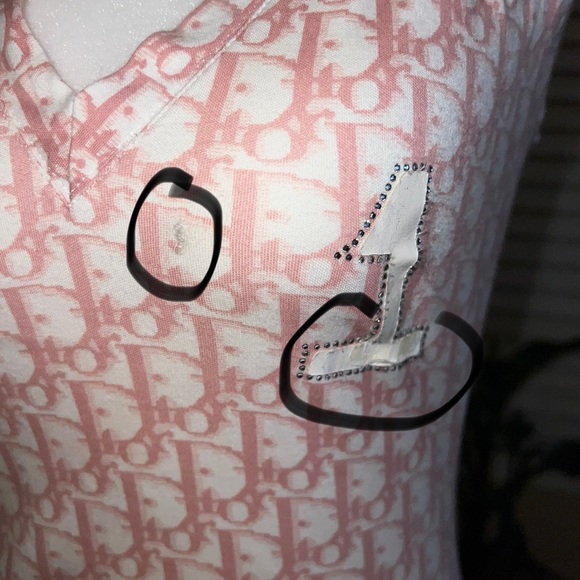 ❌ SOLD ❌ 💗RARE💗 Authentic Vintage Christian Dior Trotter Sleeveless Top - Picture 2 of 11